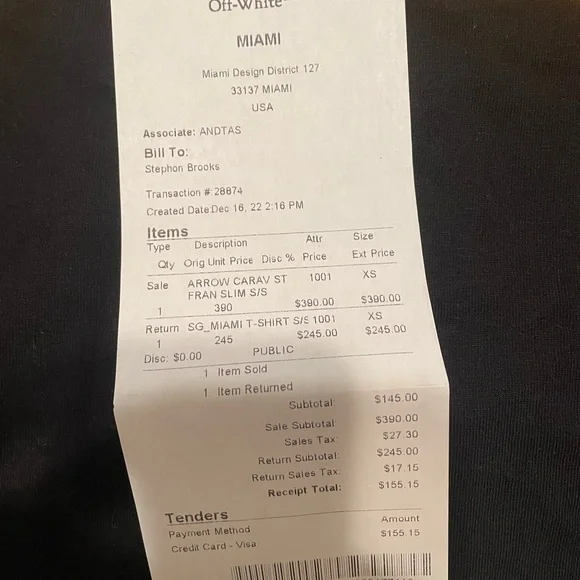 I bought the item and it was too small.Real authentic and I have a real receipt.